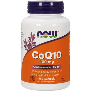 NOW Foods  CoQ10 with vitamin E, 100mg