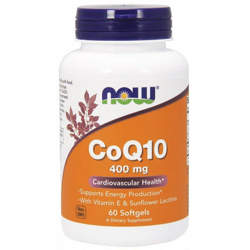 NOW Foods  CoQ10 with Lecithin & Vitamin E, 400mg