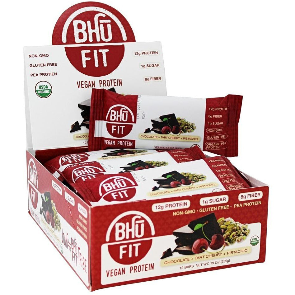 Bhu Foods  Vegan Organic Pea Protein Bar - IVitamins Shop