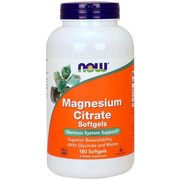 NOW Foods  Magnesium Citrate Softgels