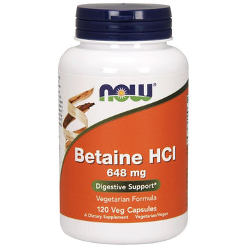 NOW Foods  Betaine HCL, 648mg