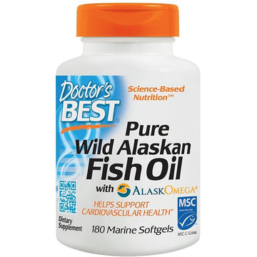 Doctor's Best  Pure Wild Alaskan Fish Oil with AlaskOmega