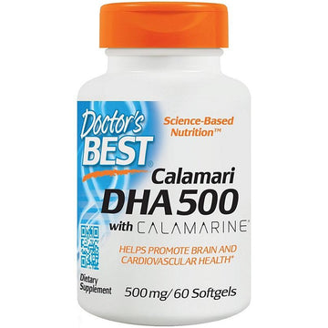 Doctor's Best  Calamari DHA 500 with Calamarine, 500mg