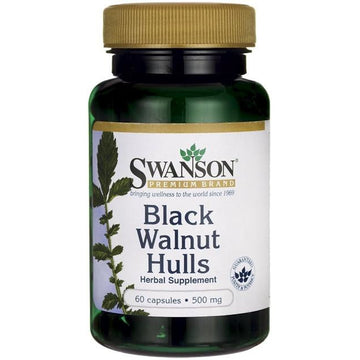 Swanson  Black Walnut Hulls, 500mg