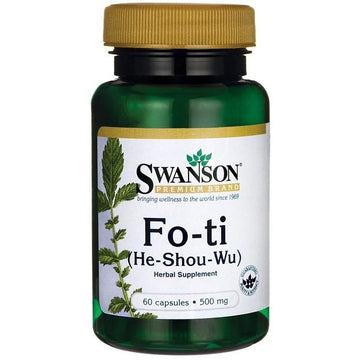 Swanson  Fo-Ti (He-Shou-Wu), 500mg