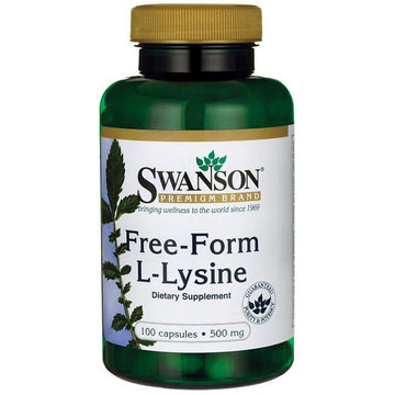 Swanson  L-Lysine, 500mg Free-Form