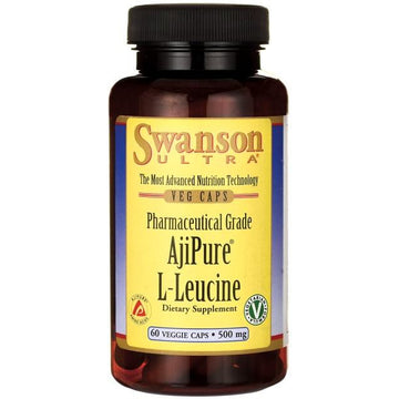 Swanson  AjiPure L-Leucine, 500mg