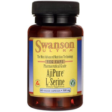 Swanson  AjiPure L-Serine, 500mg
