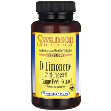 Swanson  D-Limonene Cold-Pressed Orange Peel Extract, 250mg