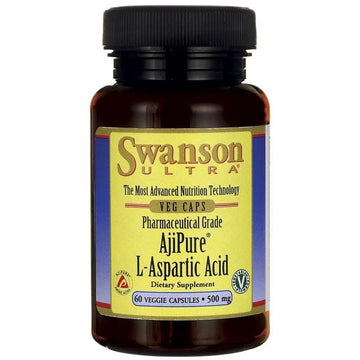 Swanson  AjiPure L-Aspartic Acid, 500mg