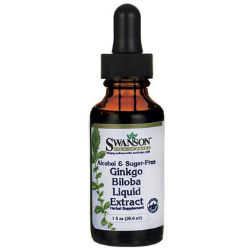 Swanson  Ginkgo Biloba Liquid Extract, Alcohol & Sugar-Free