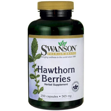 Swanson  Hawthorn Berries, 565mg