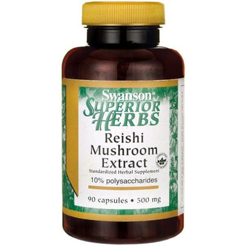 Swanson  Reishi Mushroom Extract, 500mg