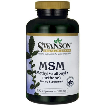 Swanson  MSM Methylsulfonylmethane, 500mg