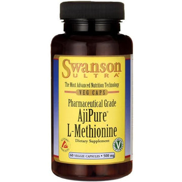 Swanson  AjiPure L-Methionine, 500mg