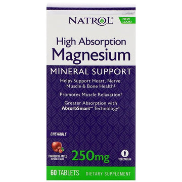 Natrol  Magnesium High Absorption, 250mg
