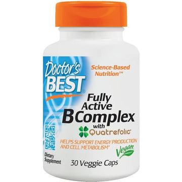Doctor's Best  Fully Active B-Complex with Quatrefolic