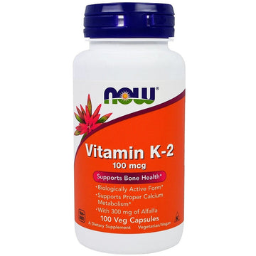 NOW Foods  Vitamin K-2, 100mcg