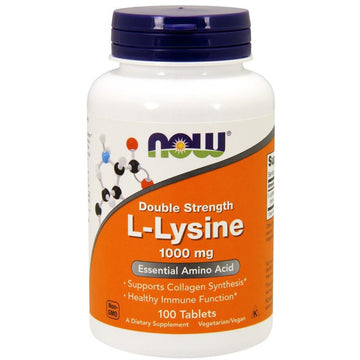 NOW Foods  L-Lysine, 1000mg - IVitamins Shop