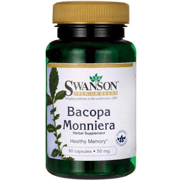 Swanson  Bacopa Monniera 10:1 Extract, 50mg