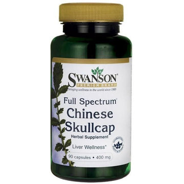 Swanson  Full Spectrum Chinese Skullcap, 400mg