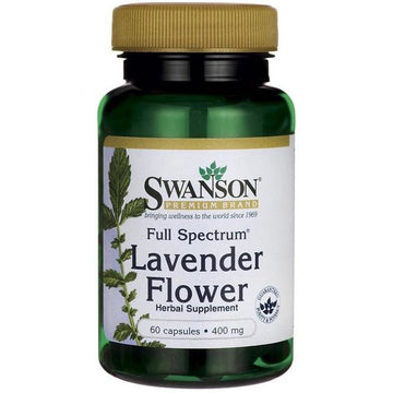 Swanson  Full Spectrum Lavender Flower, 400mg