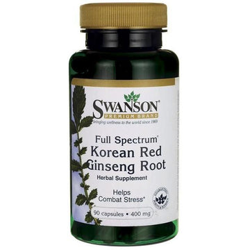 Swanson  Full Spectrum Korean Red Ginseng Root, 400mg