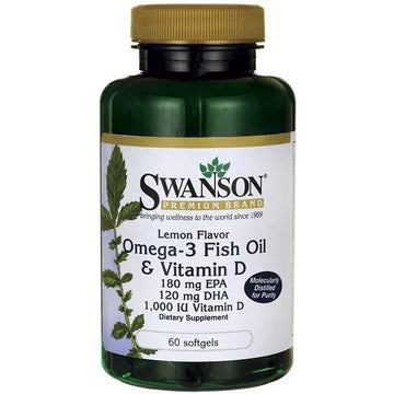 Swanson  Omega-3 Fish Oil with Vitamin D