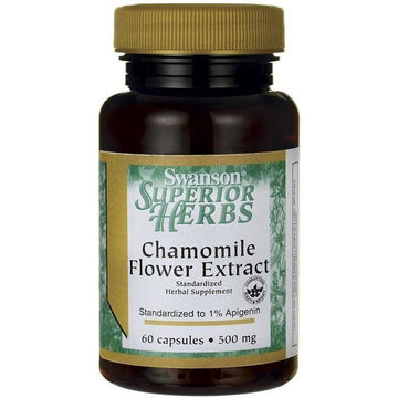 Swanson  Chamomile Flower Extract, 500mg