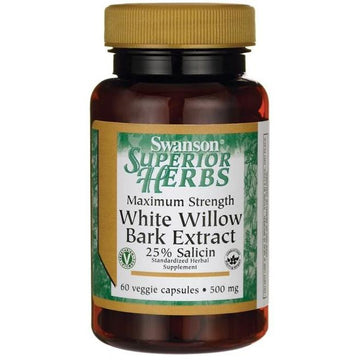 Swanson  White Willow Bark Extract, 500mg