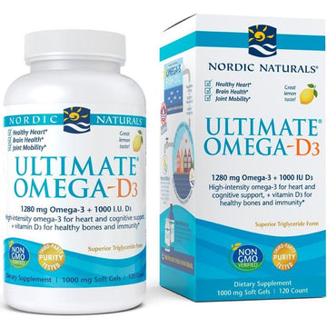 Nordic Naturals  Ultimate Omega-D3, 1280mg