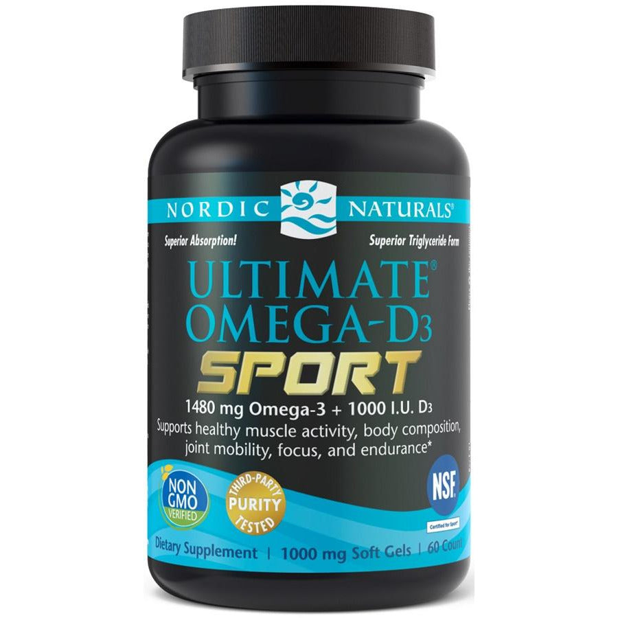 Nordic Naturals  Ultimate Omega-D3 Sport, 1480mg - IVitamins Shop