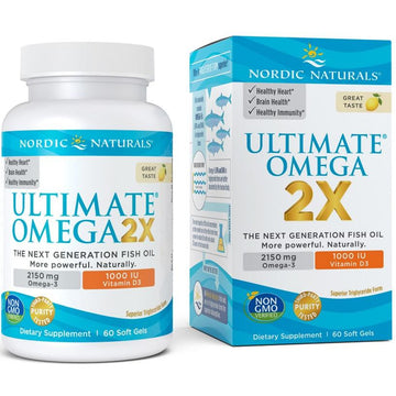 Nordic Naturals  Ultimate Omega 2X with Vitamin D3, 2150mg