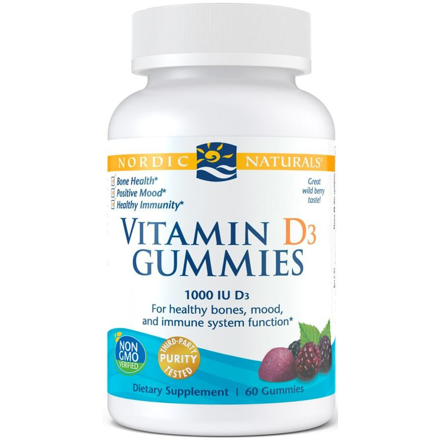 Nordic Naturals  Vitamin D3 Gummies, 1000 IU - IVitamins Shop