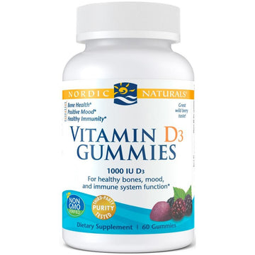 Nordic Naturals  Vitamin D3 Gummies, 1000 IU