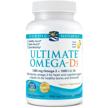 Nordic Naturals  Ultimate Omega-D3, 1280mg