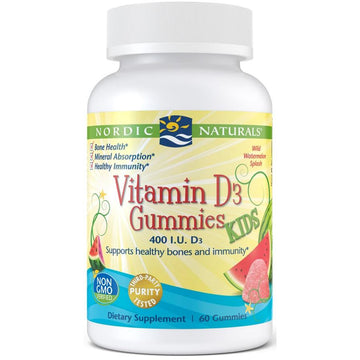 Nordic Naturals  Vitamin D3 Gummies Kids, 400 IU - IVitamins Shop