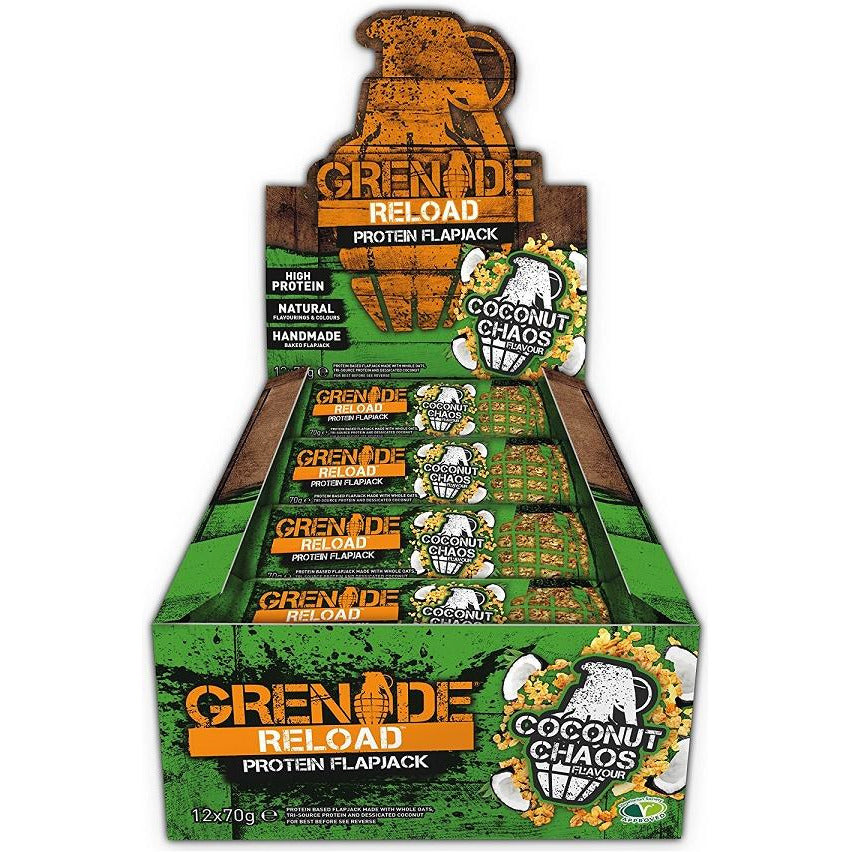 Grenade  Reload Protein Flapjacks - IVitamins Shop