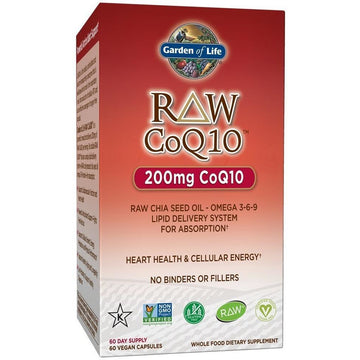 Garden of Life  RAW CoQ10- 60 vcaps