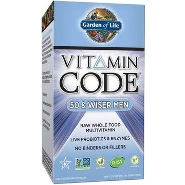 Garden of Life  Vitamin Code 50 & Wiser Men