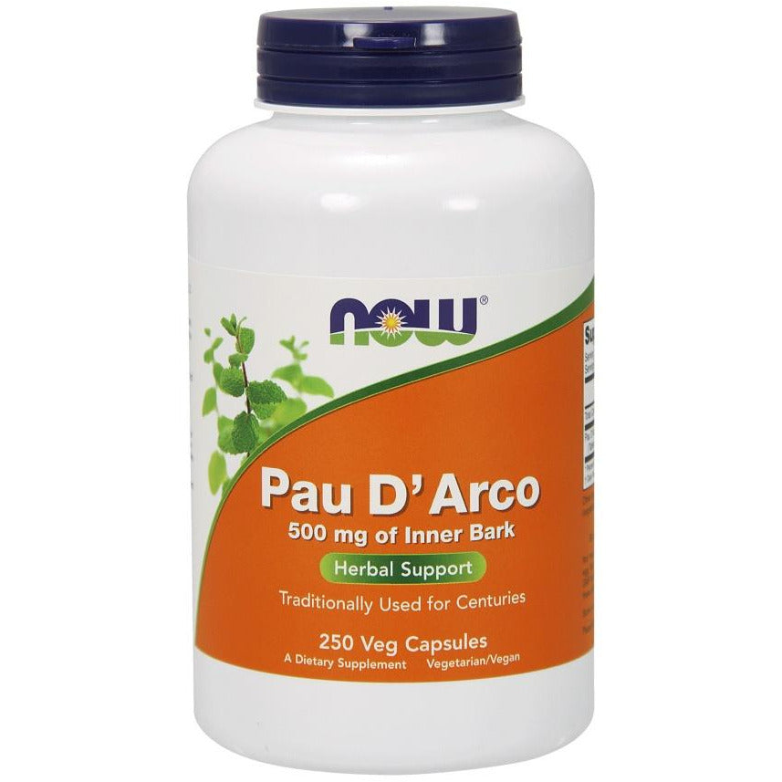 NOW Foods  Pau D'Arco, 500mg - IVitamins Shop