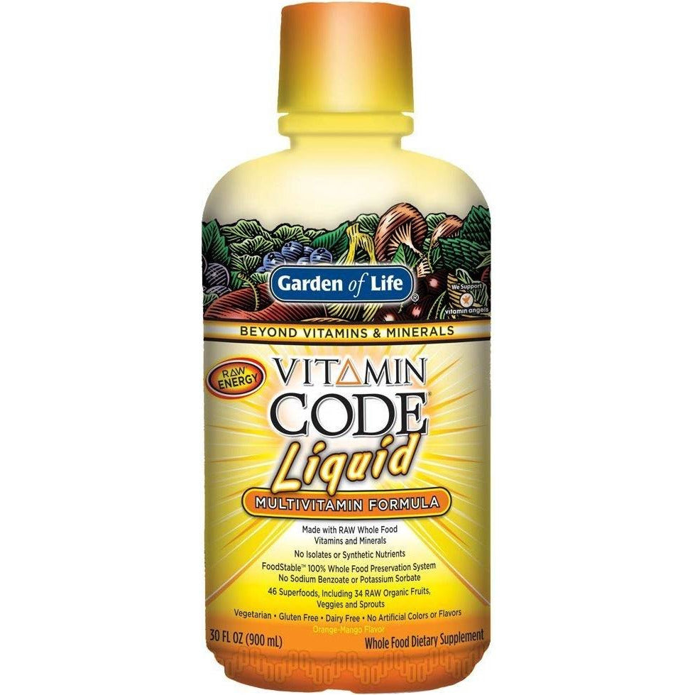 Garden of Life  Vitamin Code Liquid Multivitamin - IVitamins Shop