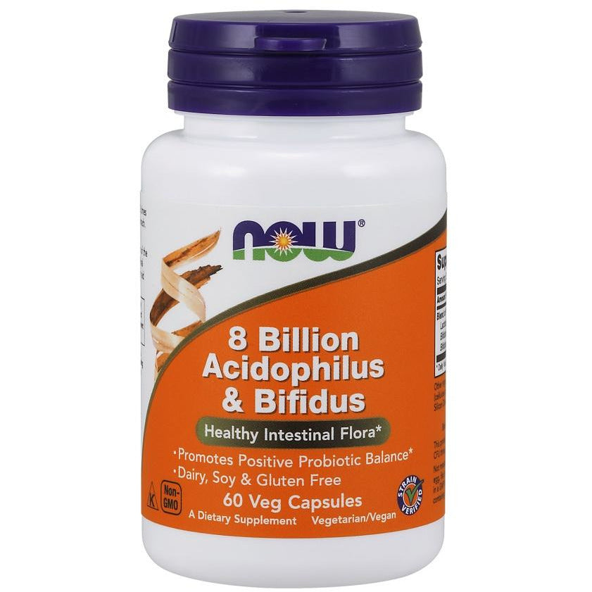 NOW Foods  8 Billion Acidophilus & Bifidus - IVitamins Shop