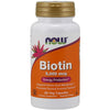 NOW Foods  Biotin, 5000mcg - IVitamins Shop