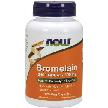 NOW Foods  Bromelain, 500mg