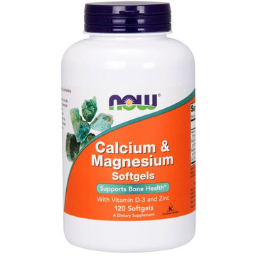 NOW Foods  Calcium & Magnesium with Vit D and Zinc