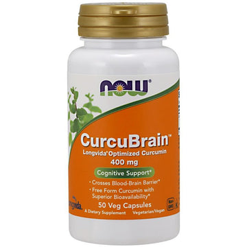 NOW Foods  CurcuBrain, 400mg