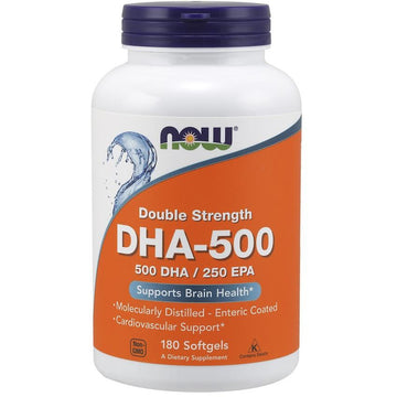 NOW Foods  DHA-500, 500 DHA / 250 EPA