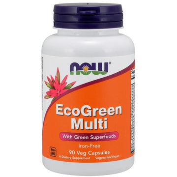 NOW Foods  EcoGreen Multi,  Iron Free - IVitamins Shop