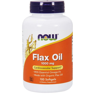NOW Foods  Flax Oil, 1000mg